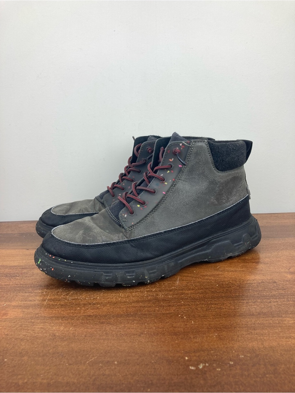 Hey Dude Duke Eco Shield Chocolate Boots Chukka Lug 112661900 Men’s Size 10.